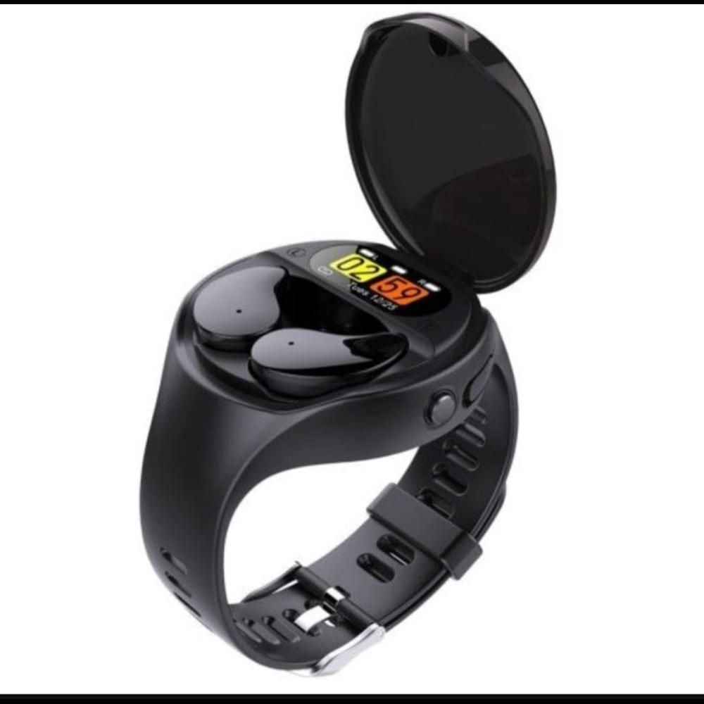 Watch with ear buds